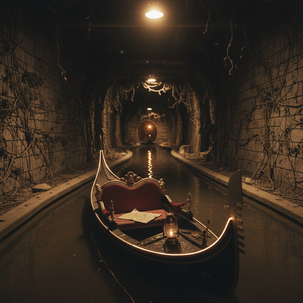 Reconstructed Evidence for a Theme Park Ride case about Abandoned and Hopeful