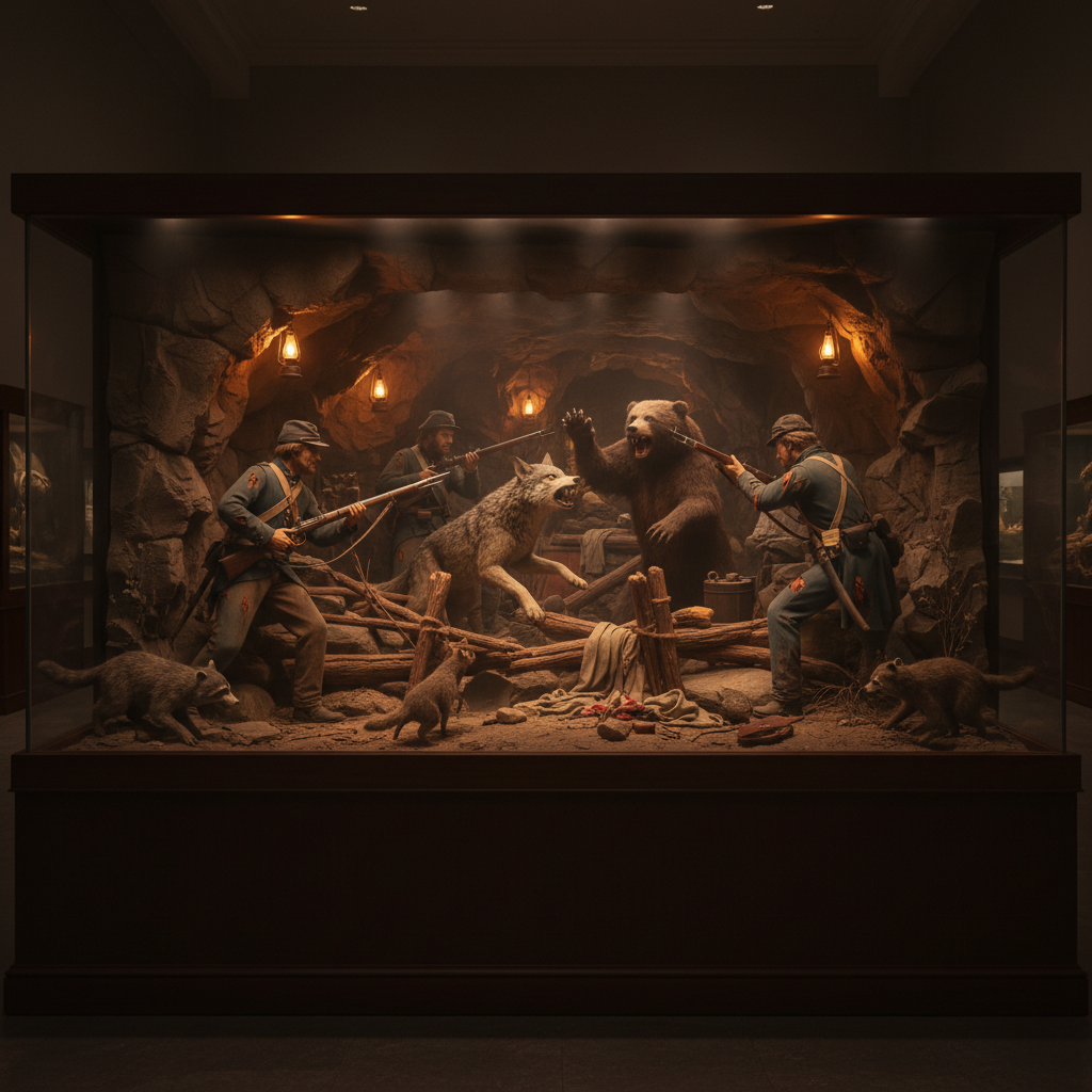 Reconstructed Evidence for a Museum Exhibit case about Depressed and Hostile