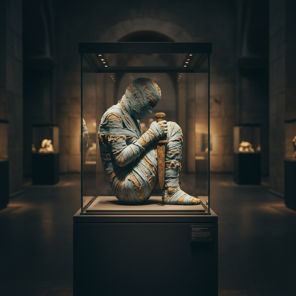 Reconstructed Evidence for a Museum Exhibit case about Depressed and Hostile